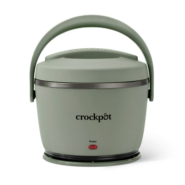 Crock-Pot SCCPLC200-BK Lunch Crock Warmer 20 oz Black and Sky Blue 