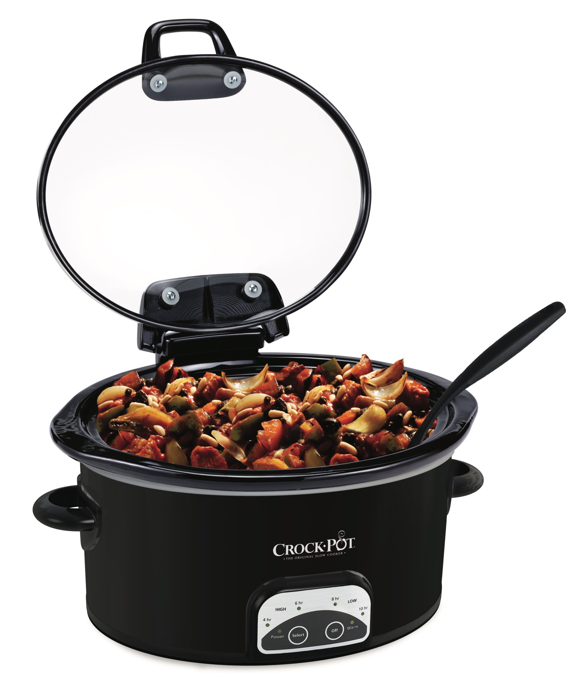 Crockpot™ 4.5Quart Lift & Serve Hinged Lid Slow Cooker,