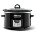 Crockpot Automatic 4Qt. Digital Countdown Slow Cooker, Black