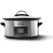 Crockpot™ 6-Quart Slow Cooker with MyTime™ Technology, Programmable Slow Cooker, Stainless Steel