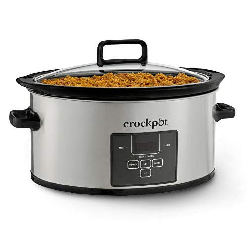 Crockpot 6-Quart Slow Cooker with Sous Vide, Programmable, in Oat Milk -  Yahoo Shopping