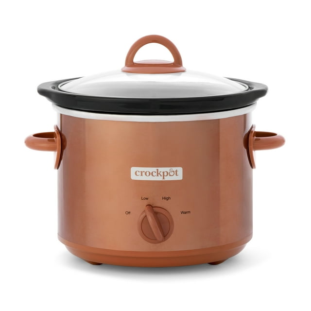 Crockpot Design Series 3Quart Manual Slow Cooker, Copper