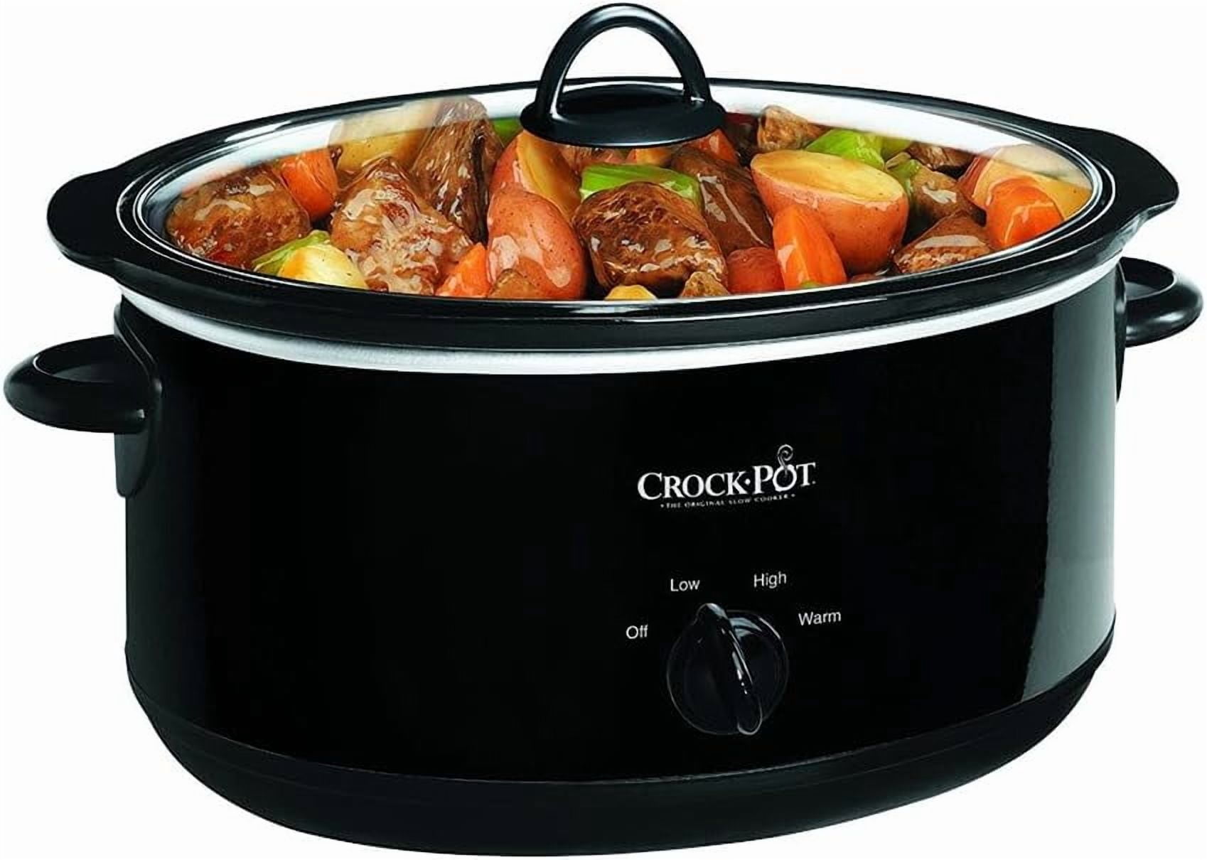 Crockpot Manual 8-Quart Slow Cooker Black - Walmart.com