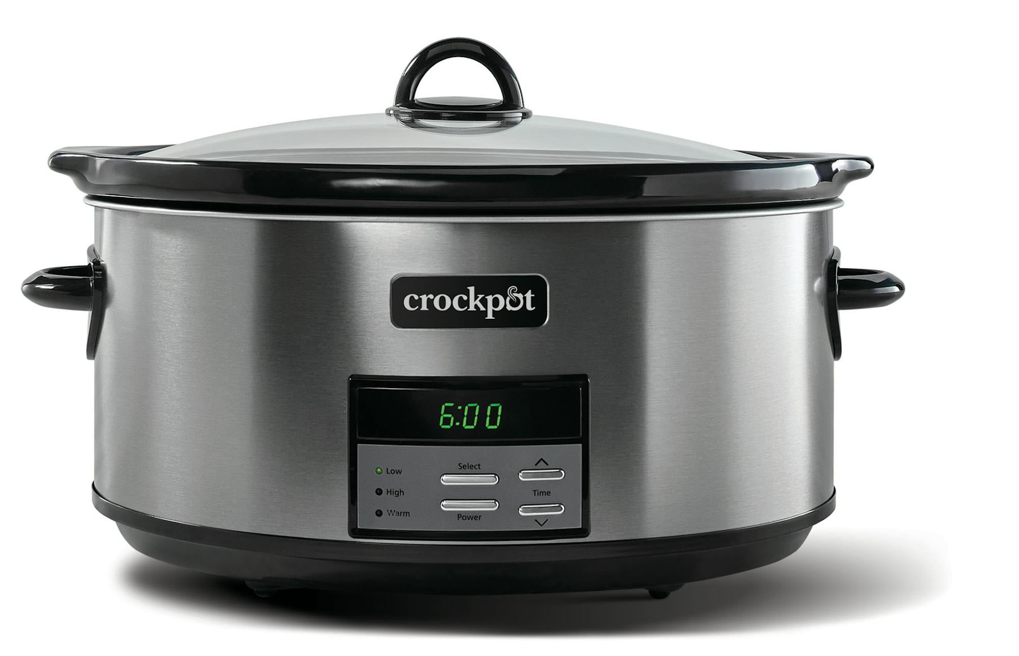 Crockpot® Programmable 8-Quart Slow Cooker, Black Stainless Collection