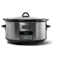 thumbnail image 1 of Crockpot® Programmable 8-Quart Slow Cooker, Black Stainless Collection, 1 of 8
