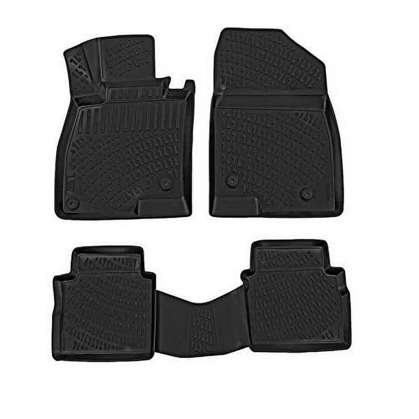 Crocliner Front and Rear All Weather Custom Fit Floor Mats for Mazda