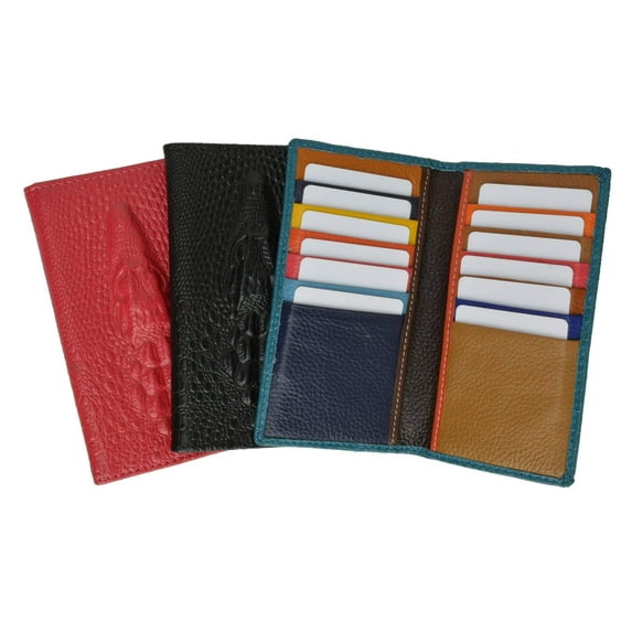 Croco Embossed Credit Card Holder