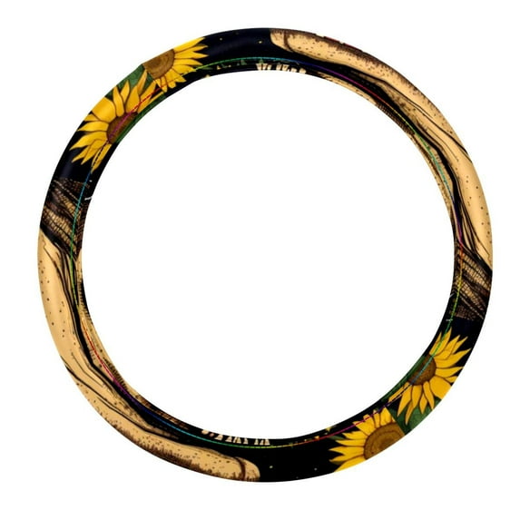 Crocodile 14.5 Inch Printing PVC Leather Car Wheel Covers Steering Wheel Cover Auto Accessories