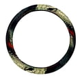 thumbnail image 1 of Crocodile 14.5 Inch Printing PVC Leather Steering Wheel Covers Car Wheel Covers Auto Accessories, 1 of 6
