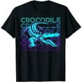 thumbnail image 1 of Crocodile Alligator Retro T-Shirt, 1 of 5
