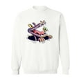 thumbnail image 1 of Crocodile And Bird. Sweatshirt Men -Image by Shutterstock, Male Large, 1 of 4
