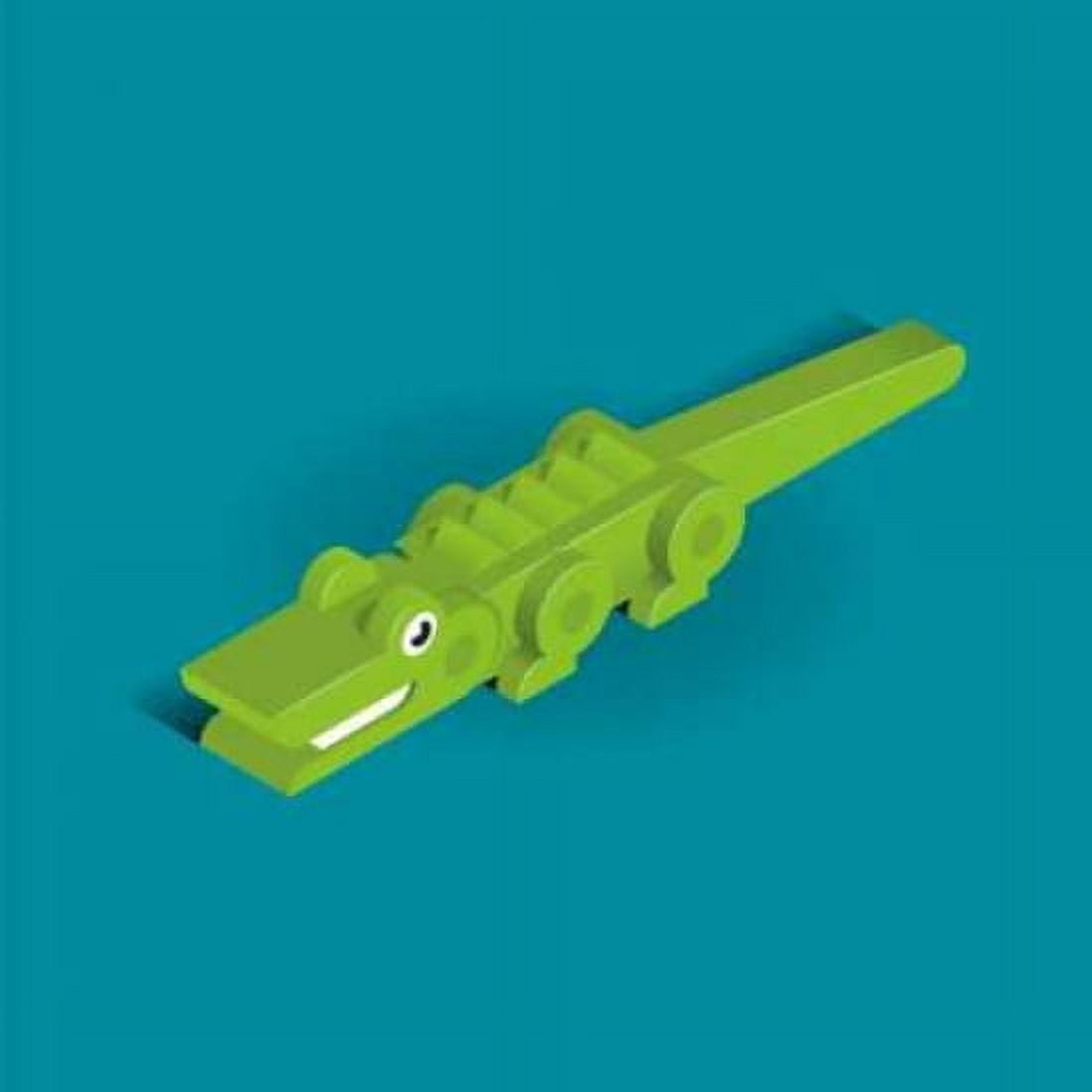Crocodile Canvas Art - Bo Virkelyst Jensen (24 x 24)