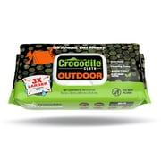 Crocodile Cloth Outdoor – Household, Camping & Backyard Cleaning Wipes. 80 per Pack