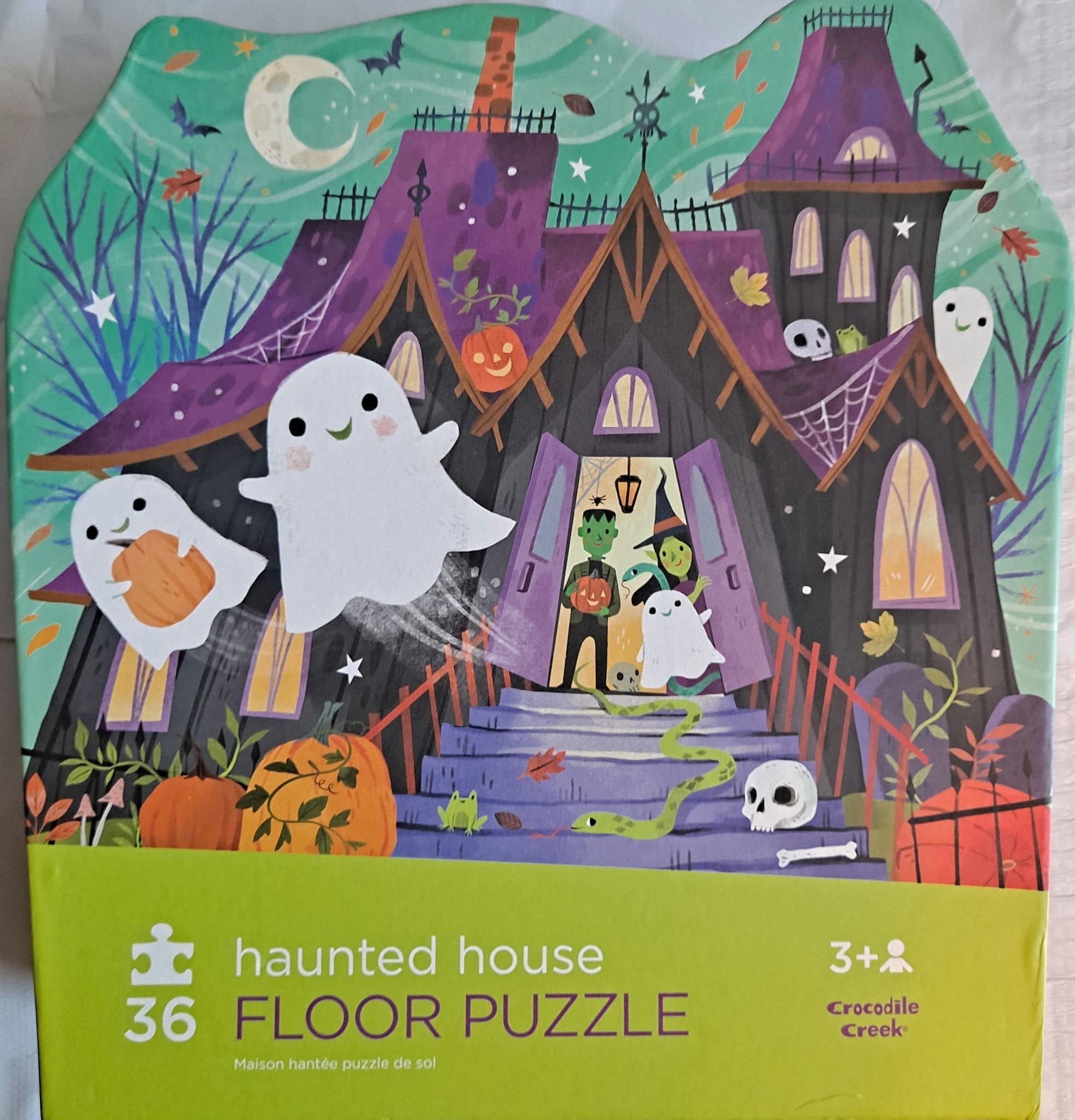 Crocodile Creek Haunted House Floor Puzzle 36 Piece, 1 EA