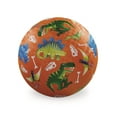 thumbnail image 1 of Crocodile Creek Playground Ball - Durable Rubber Ball for Kids Ages 3 and Up - Bouncy Inflatable Ball for Kickball, Indoor Games, and Outdoor Sports - PVC-Free - Dinosaur - 7-inch Diameter, 1 of 3