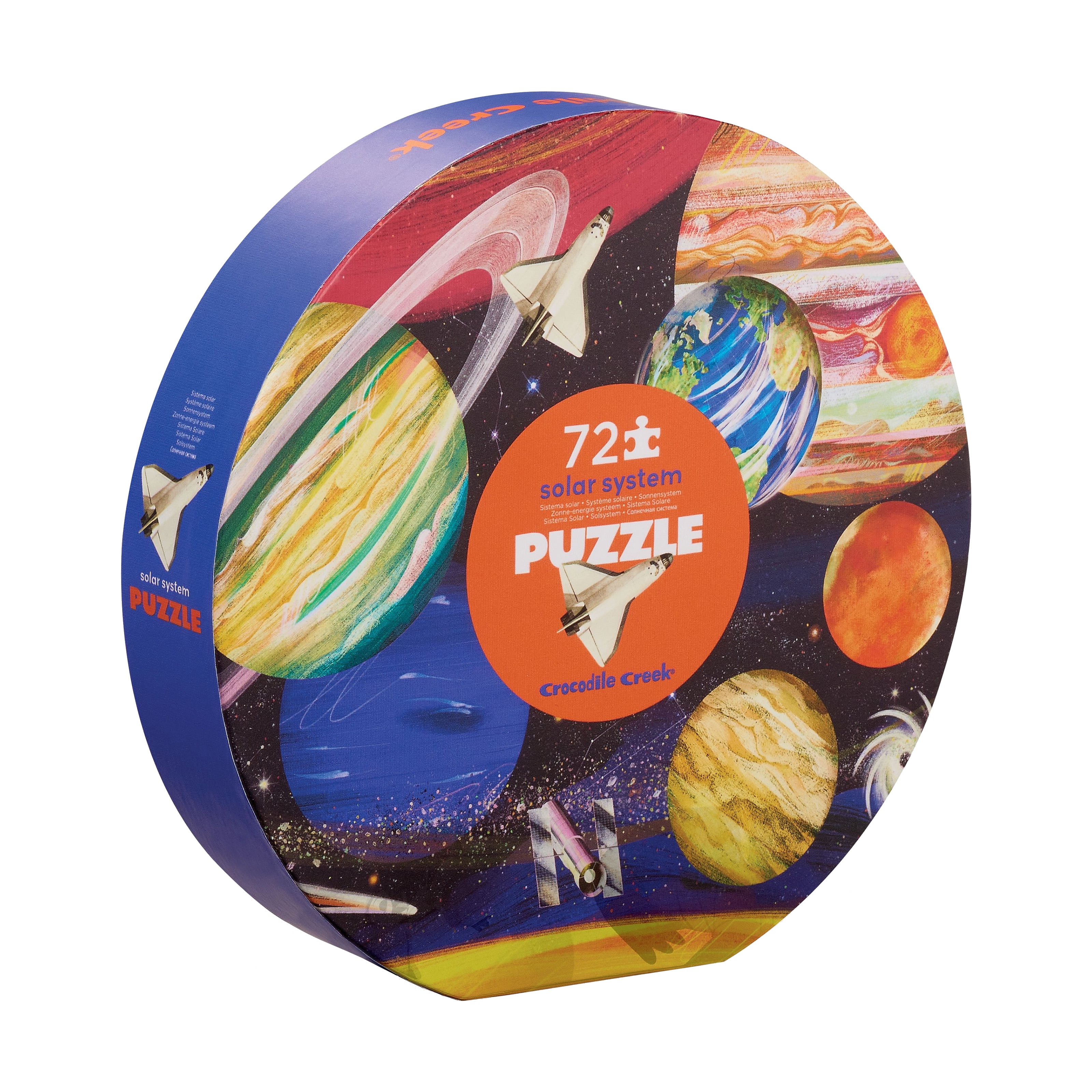Crocodile Creek Solar System Round Box Puzzle: 72 Pcs - Walmart.com