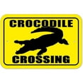 thumbnail image 1 of Crocodile Crossing Sign, 1 of 1