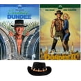 thumbnail image 1 of Crocodile Dundee Double Feature One Two 1 2 Paul Hogan 2 DVD Set Includes Glossy Print Dundee Hat Art Card, 1 of 4