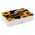 thumbnail image 1 of Crocodile Elegant PU Leather Jewelry Box Organizer with Removable Compartment, Portable Jewelry Display & Bracelet Holder, 1 of 6