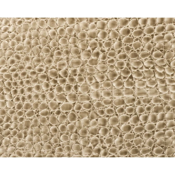 Burlap Fabrics Crocodile Faux Leather Grey - 54 Inch Wide Non-Stretch Felt Backing Sold by the Yard