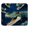 thumbnail image 1 of Crocodile Gaming Mouse Pad Desk Mat, Square 8.3x9.8 Inch Non-Slip Rubber Bottom Printed Design for Office and Gaming, 1 of 6