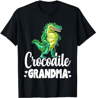 Crocodile Grandma Alligator Reptile Animal T-Shirt - Walmart.com