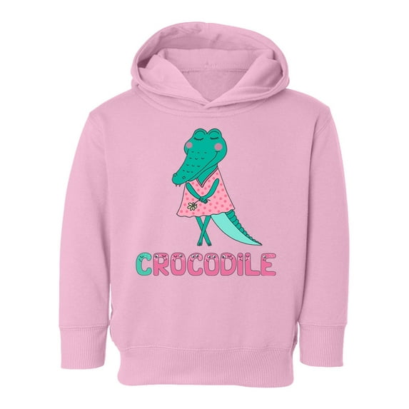 Crocodile In A Dress Hoodie Toddler -Image by Shutterstock, 5 Toddler