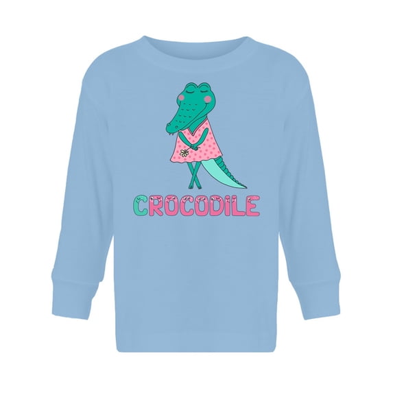 Crocodile In A Dress Long Sleeve Toddler -Image by Shutterstock, 2 Toddler