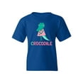 thumbnail image 1 of Crocodile In A Dress T-Shirt Juniors -Image by Shutterstock,  Medium, 1 of 4
