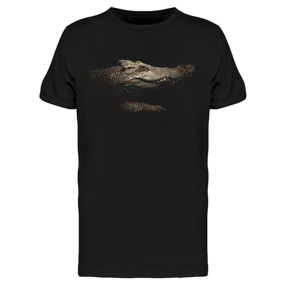 Crocodile In Dark Night Tee Men's -Image by Shutterstock