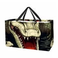 thumbnail image 1 of Crocodile Large Capacity Foldable Oxford Cloth Cube Organizer with Reusable Laundry Basket, Storage Bag, and Laundry Organizer, 1 of 7