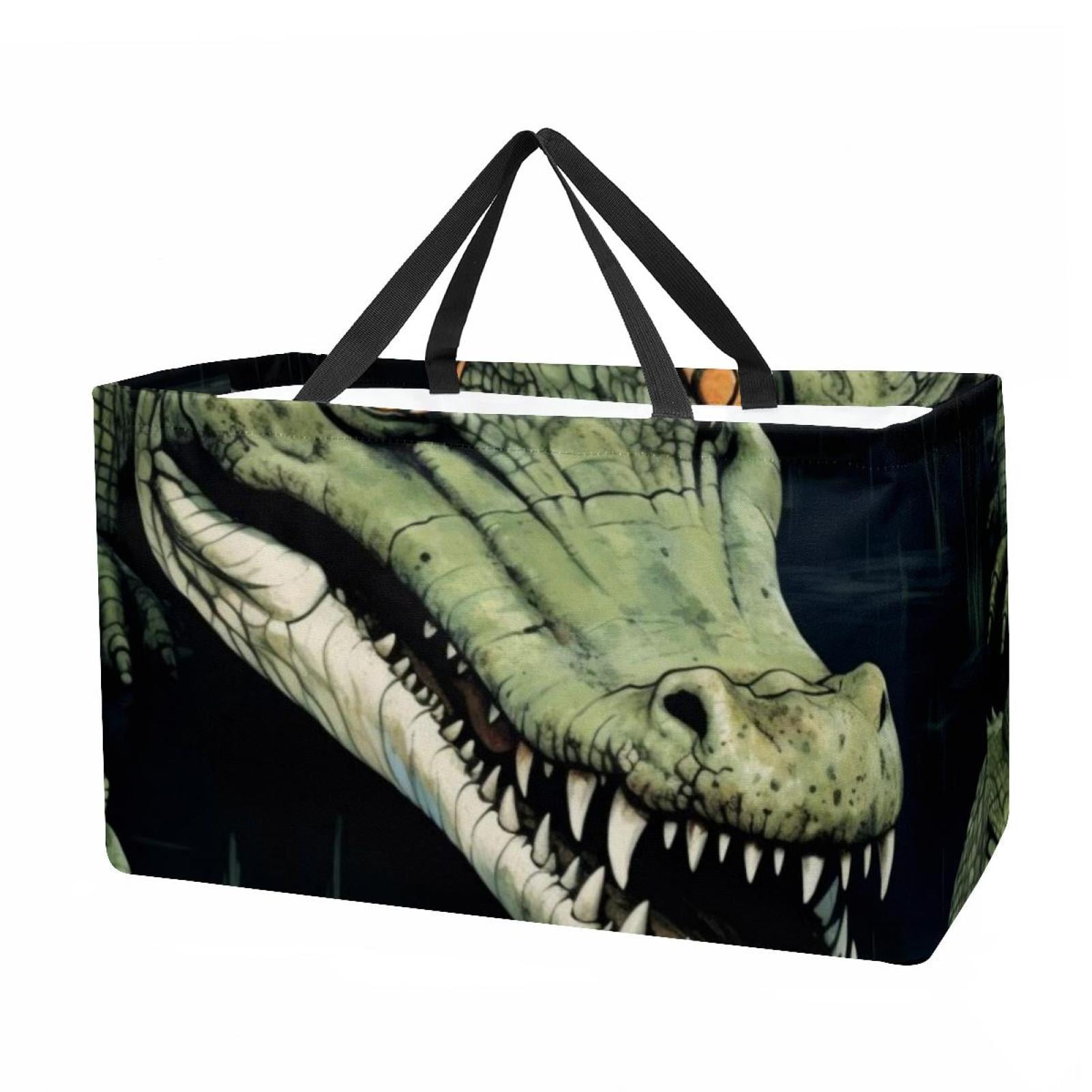 Crocodile Large Foldable Oxford Cloth Laundry Organizer with Picnic