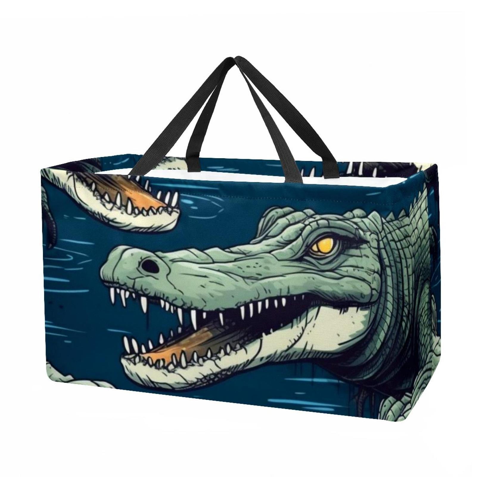 Crocodile Large Foldable Oxford Cloth Laundry Organizer with Picnic