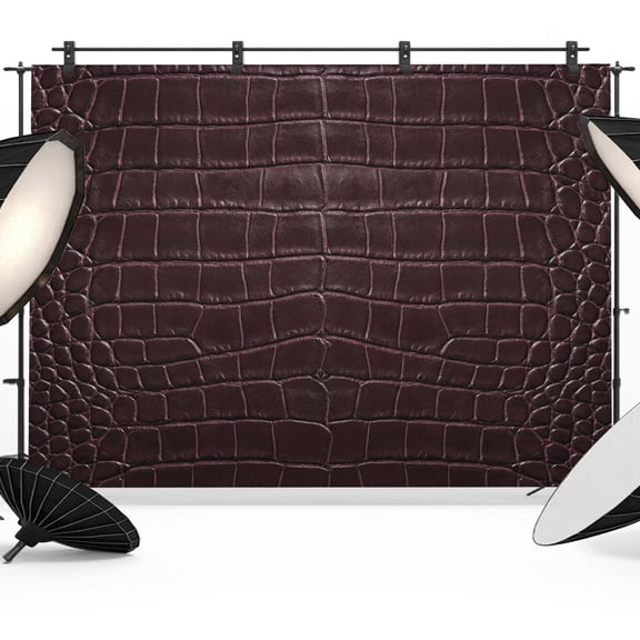 Crocodile Leather Texture Photography Backdrop 7x5FT, Luxury Brown Photo Backdrops, Background for Photography Studio Photo Studio Background, Back Drop for Photoshoot