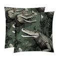 thumbnail image 1 of Crocodile Luxurious Velvet Pillows Covers Set of 2 for Throw Pillow or Bed Pillow, Unique Patterns, 16x16 18x18 20x20 Inches,for Various Occasions, 1 of 6
