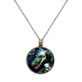 thumbnail image 1 of Crocodile Necklace Personalized Custom Photo Round Pendant Adjustable Stainless Steel Necklaces with Gift Box for Men Women Mothers Valentine's Jewelry Gift, 1 of 1