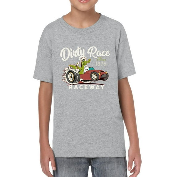 Crocodile On Speed Car T-Shirt Juniors -Image by Shutterstock, x-Large
