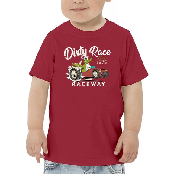 Crocodile On Speed Car T-Shirt Toddler -Image by Shutterstock,  5 Toddler