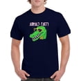 thumbnail image 1 of Crocodile Party Glasses T-Shirt Men -Image by Shutterstock, Male Medium, 1 of 4