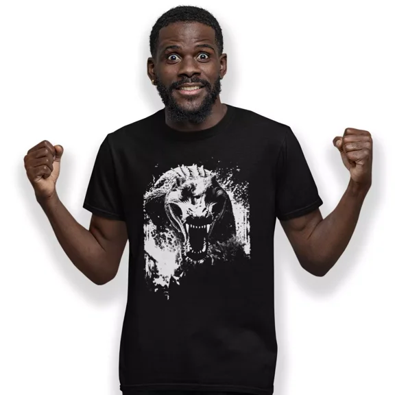 Crocodile Pouncing Hand Printed T-Shirt Animal Lover Birthday Gift Size S-5XL | eBay