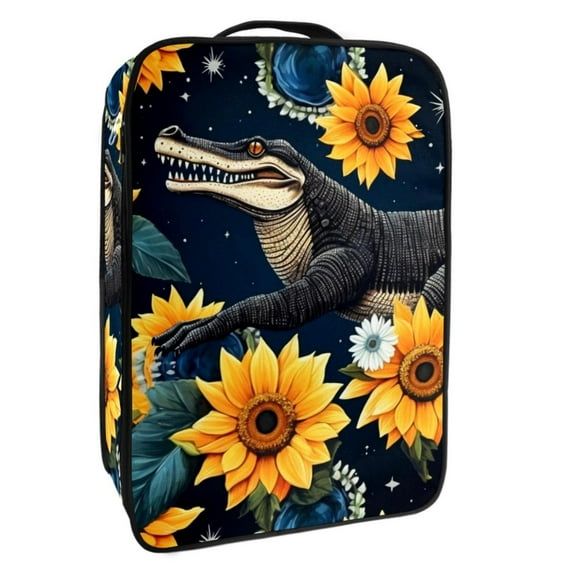 Crocodile Premium Polyester Shoe Storage - 23x31cm/9x12in Shoe Boxes for Efficient Organization