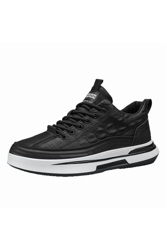 Crocodile Print Men'S Skate Shoes | Trendy Fashion, Slip-Resistant, Low Top, All-season, Daily Commuter Streetwear，Elastic Bands, Casual,