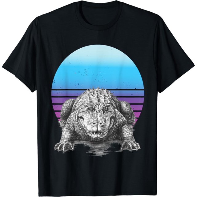 Crocodile Realistic Alligator Reptile Zoo Animal T-shirt - Walmart.com