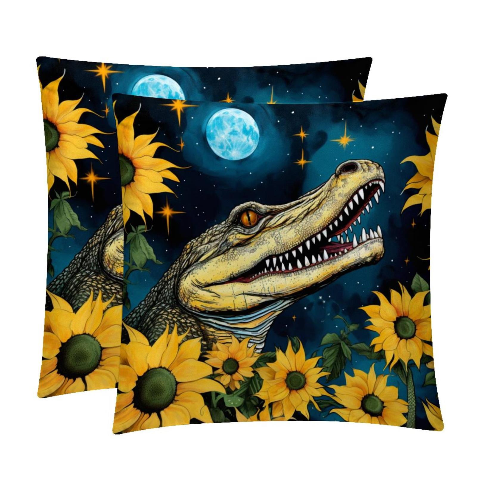 Crocodile Set with Unique Patterns - 16x16, 18x18, 20x20 Inches - Set ...