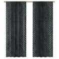 thumbnail image 1 of Crocodile Silver Sheer Window Curtains for Living Room Kitchen Bedroom Tulle Voile Hanging Curtain, 1 of 5