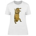 thumbnail image 1 of Crocodile Standing In Back Legs T-Shirt Women -Image by Shutterstock, Female Large, 1 of 2