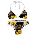 thumbnail image 1 of Crocodile Starry Sky Sunflower Swim Wear Detachable Sponge Adjustable Strap Bikini Set Two-Pack for Multiple Scenes, 1 of 6