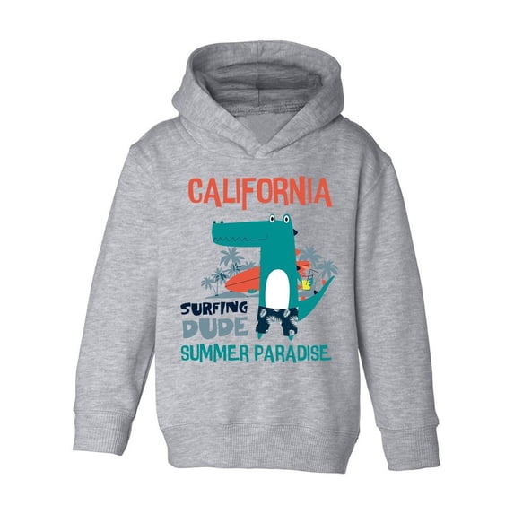 Crocodile, Surfing Dude Hoodie Toddler -Image by Shutterstock, 5 Toddler
