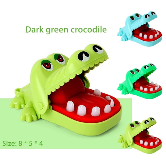 Crocodile Teeth Game for Crocodile Biting Finger Dentist Games,No Battery Required, Exciting Group Party Game ForBoysGirls Yellow