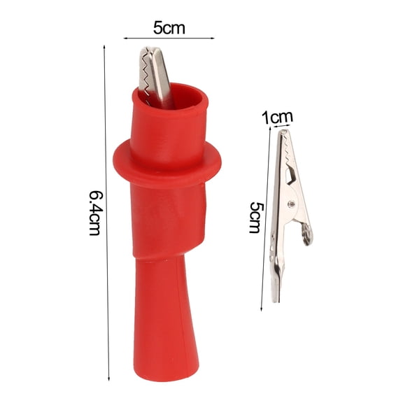 Crocodile Test Clip Clamp For Multimeter Tester Probe Crocodile Electrical Clamp For Testing Probe Meter Fangkenuo